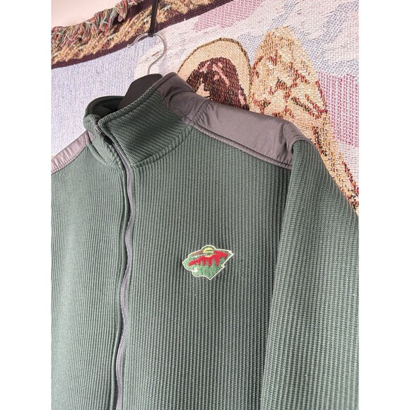 Vintage Minnesota Wild Hockey Jacket NHL Men’s Size Medium - Picture 2 of 10